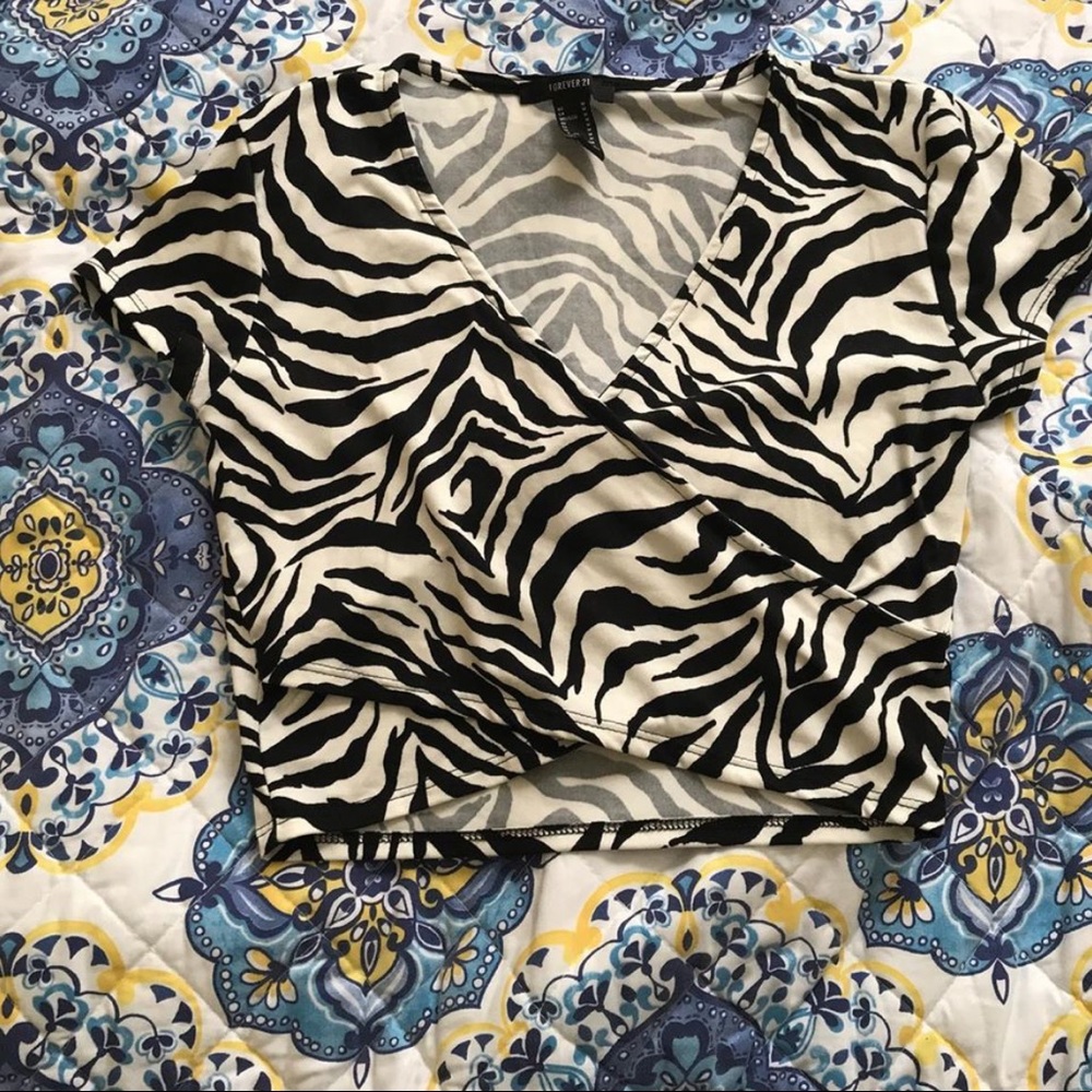 Animal print top